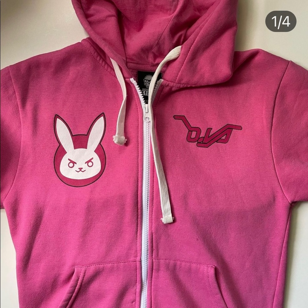 Overwatch D.VA print hoodie